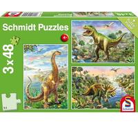 3 Jigsaw Puzzles - Dinosaurs
