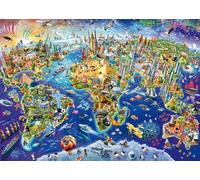 Schmidt | Discover the World (1000pc) | Puzzle | Ages 12+ | 1 Players26x38cm