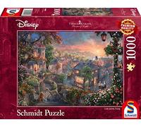 Schmidt - Disney - Lady and the Tramp by Thomas Kinkade 1000 Piece Pu - J245z