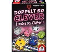 Schmidt Strategy Dice Game Doppelt So Clever (Twice as Clever) Ages 8+ 1-4 Players 30 Min
