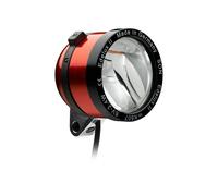 Schmidt Edelux II High Power LED Headlight RED ANODISED 140CM CABLE