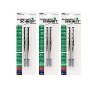 Schmidt Fineliner 6040 with Spring Loaded 1.0mm Tip Blue, 6 Pack Blister (SC58178)