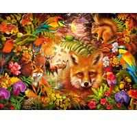 Schmidt Jigsaw Puzzle - Flowers, Fur and Feathers - 1000 Pieces - Ages 14+ - 1+ Players