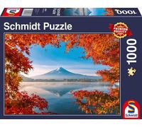 Schmidt Fuji In Autumn 1000 Piece Jigsaw Puzzle