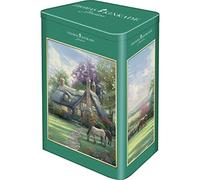 Schmidt Spiele 59692 Thomas Kinkade A Perfect Summer Day 500 Piece Puzzle in a Nostalgia Tin Multi-Coloured