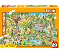 Schmidt Spiele 56531 Game, Fun and Environmental Protection, 150 Pieces, Children's Puzzle Made of Grass Cardboard, Multi-Coloured