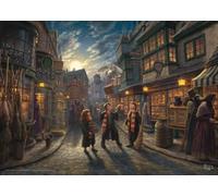 Schmidt Spiele Harry Potter 1000 Pieces Jigsaw Puzzle, Diagon Alley, Classic Style, Tabletop Play, Age 12+