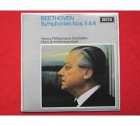 Schmidt-Isserstedt, Hans - Schmidt-Isserstedt, Hans Beethoven Symphonies No 5 & 8 LP Decca SXL6396 EX/EX 1969 wide band, with Vienna Philharmonic Orchestra