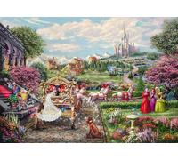 Schmidt Kinkade Disney Cinderella Happily Ever After Jigsaw Puzzle (1000 Pieces)