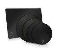 SCHMIDT & KRAMER Induction Protection Mat Set, Heat Resistant Silicone Fibreglass Hob Cover for Induction Hob, Silicone Hob Cover, Induction Mat, 5-Piece Set