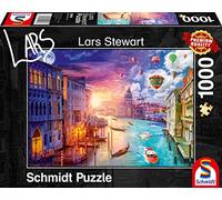 Venice Night and Day: Schmidt Lars Stewart Premium Collection Jigsaw Puzzle 1000