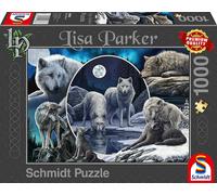 Schmidt Lisa Parker - Magnificent Wolves 1000 Piece Jigsaw Puzzle