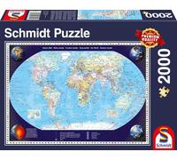 Schmidt Map of Our World Adult Jigsaw (2000 Pieces)