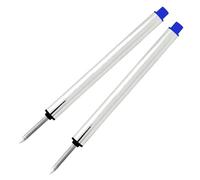 Schmidt: Medium Capless P8127 Rollerball Refill, Blue Ink, Pack of 2.