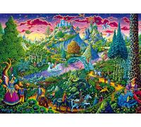 Schmidt Jigsaw Puzzle 58612 - Fantastic Fairy Tale World Michael Fishel - 1000-piece Grass Cardboard
