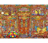 Schmidt Jigsaw Puzzle 58614 Glass Menagerie Michael Fishel 1000 pieces Grass cardboard