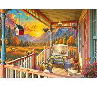 Schmidt | Mountain Veranda | 1,000 Piece Jigsaw Puzzle | Age 14+ | Jigsaw Puzzle | Age 14+