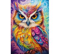 Owl in a parrot dress