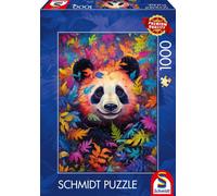 Panda Bear in the Rainbow Forest