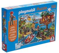Schmidt | Playmobil: Treehouse Puzzle & Play (150 pieces) inc. one figure | Jigsaw Puzzle | Ages 7+