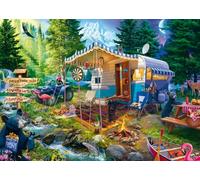 Schmidt Spiele 58575 Jeff Haynie with the Caravan in the Mountains, 1000-Piece Jigsaw Puzzle, Multi-Colour