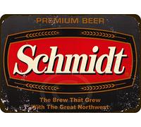 Schmidt Premium Beer Vintage Reproduction Metal Poster Sign 8 x 12