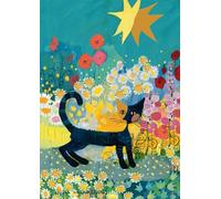 Schmidt | Rosina Wachtmeister: Cat in a Sea of Blossom | 1,000 Piece | Jigsaw Puzzle | Age 14+