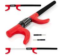 SCHMIDT security tools Steering Wheel Claw, Extra Long Steering Wheel Lock, Immobiliser, Car Theft Protection, Steering Wheel Lock with Keyless Combination Lock for Car, Motorhome & Truck