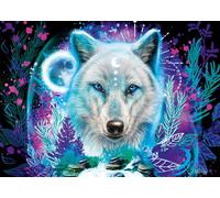 Neon Arctic Wolf