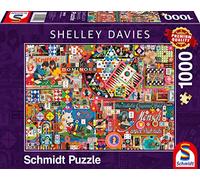 Schmidt Puzzle - Shelley Davies Vintage Board Games 1000pcs