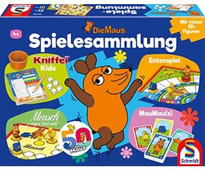 Schmidt Spiele 40598 The Mouse Game Collection, Multi-Coloured