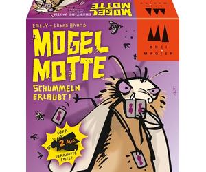 Schmidt Spiele 40862 Mogel Motte - Cheating Moth, Three Magicians Card Game