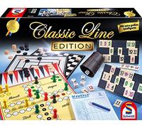 Schmidt Spiele 49196 Classic Line Edition Game Collection, Multi-Coloured