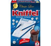 Schmidt Spiele 49203 "Classic Line - Kniffel Family Game with Big Game Block