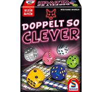 Schmidt Spiele 49357 Double So Clever Dice Game from the Klein & Fein Series, Colourful