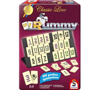 Schmidt Spiele 49474 MyRummy Classic Line Tile Game with Large Tiles in a Metal Tin
