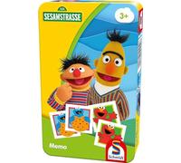 Schmidt Spiele 51451 Sesame Street Memo, Travel Game, Bring Me with Game in a Metal Tin