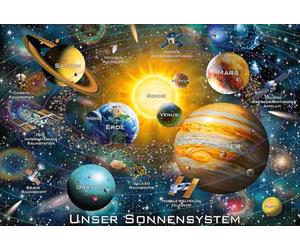 Schmidt Spiele 56308 Our Solar System, 200 Pieces Children's Puzzle