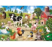 Schmidt Spiele 56369 Animal Club, Farm Animals, 60 Pieces Children's Puzzle