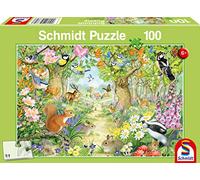 Schmidt Spiele 56370 Animals in The Forest, Jigsaw Puzzle, 100 Piece