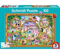 Schmidt 56371 Club, Unicorn Animal World, 100 Piece Children's Puzzle, Multicoloured