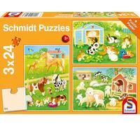 Jigsaw Puzzle 3x24 Cute Animals 112941
