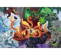 Schmidt Puzzle Eldrador 56566 – 200 pcs kids' puzzle with original Schleich figure, nasty creatures