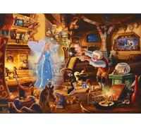 Schmidt Spiele 57526 Thomas Kinkade, Disney, Geppetto's Pinocchio, 1000 piece puzzle