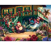 Disney, Lilo and Stitch Aloha Christmas: Puzzle Thomas Kinkade 1000 Teile - Disney