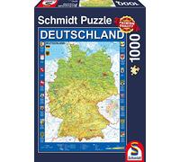 Schmidt Spiele 58287 Map of Germany Jigsaw Puzzle 1,000 Pieces