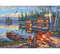 The Banks of Loon Lake, New York
