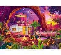 Schmidt Jigsaw Puzzle - Jeff Haynie - Camping in the Desert - 1000 Pieces - Ages 14+