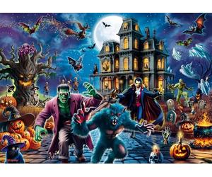 Schmidt Spiele 58871 Halloween Night, 1000 Piece Puzzle