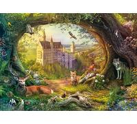 Schmidt Spiele 58878 Fairytale Castle in Forest Magic, 1000 Piece Puzzle